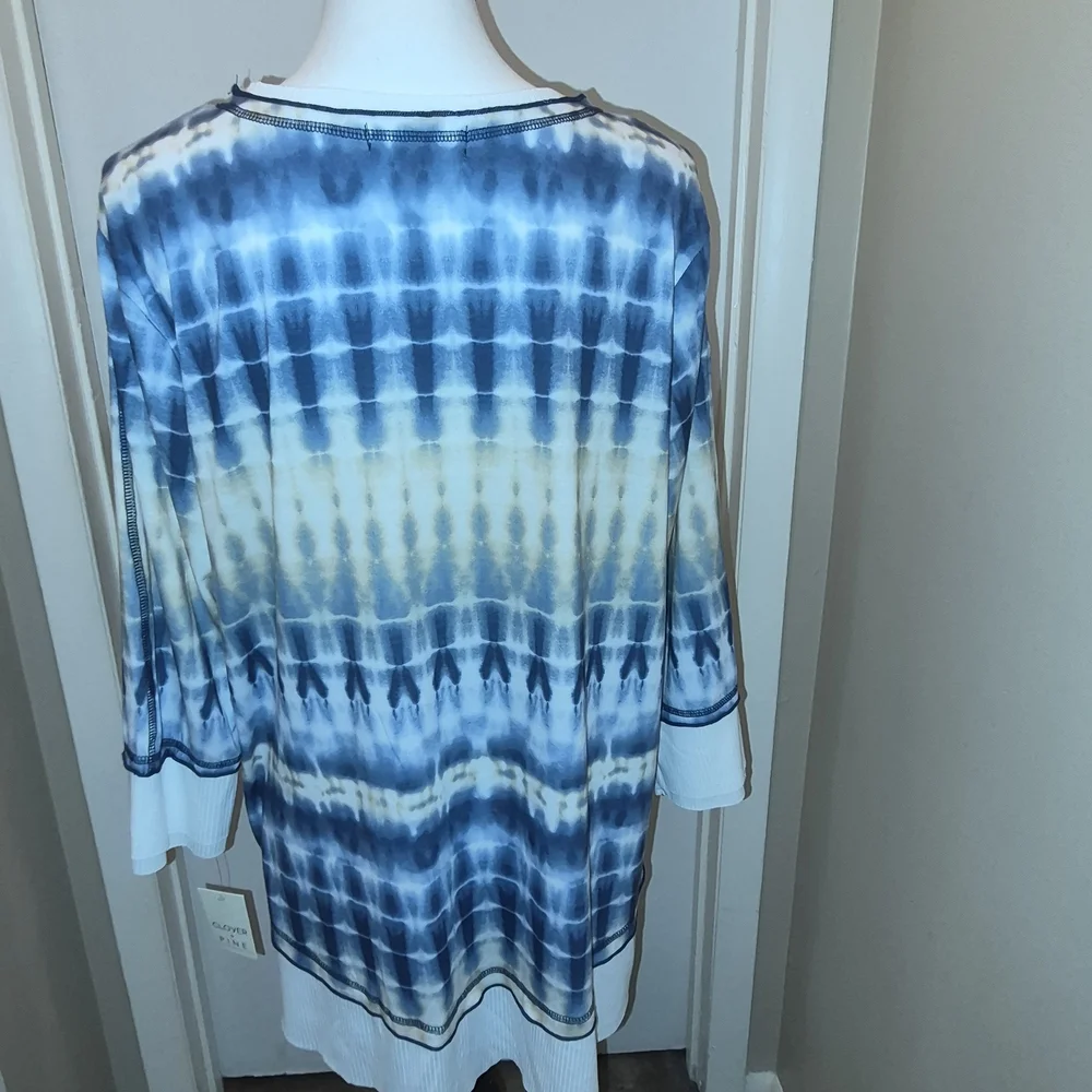 Clover + Pine Tie-Dye Long Sleeve Top - Picture 11 of 11